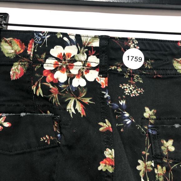 Anthropologie  Pilcro Mid-Rise Demilune Floral Utility Pants Size 32"x26.5" - Picture 11 of 11